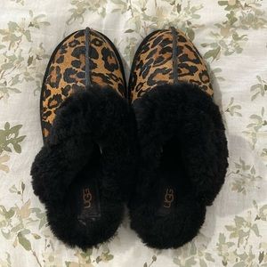 Ugg Scuffette Panther Print Slippers